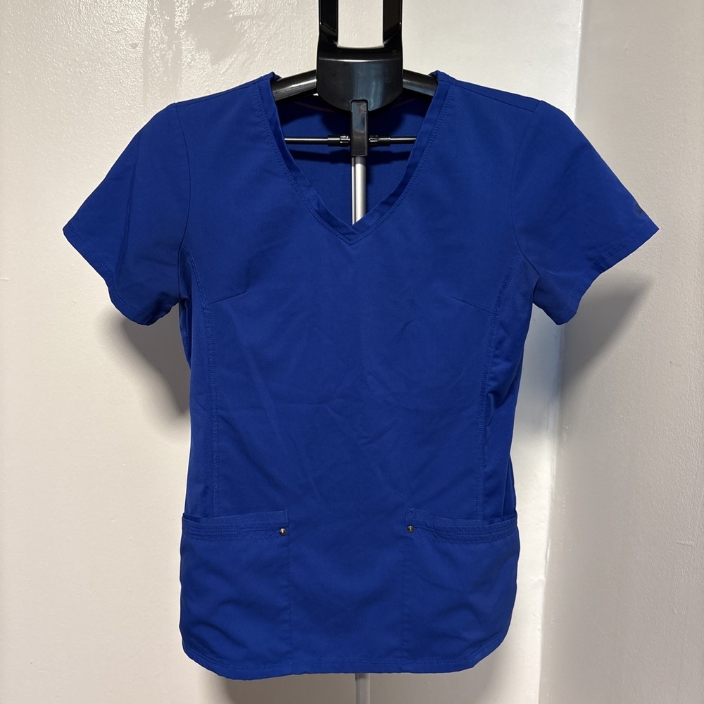 Purple Label by Healing‎ Hands Women's Scrub Top Size S